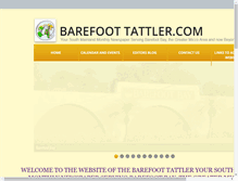 Tablet Screenshot of barefoottattler.com